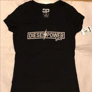 NWT Diesel Brothers Black Women's T Shirt XL